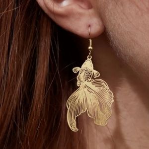 Gold fish Earrings